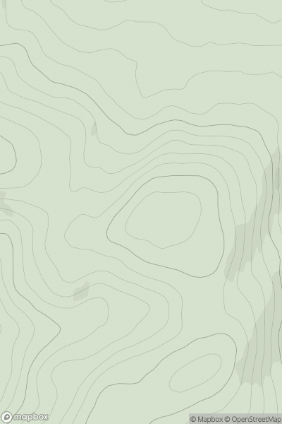 Thumbnail image for Peat Hill [Firth of Forth to the River Tweed] showing contour plot for surrounding peak